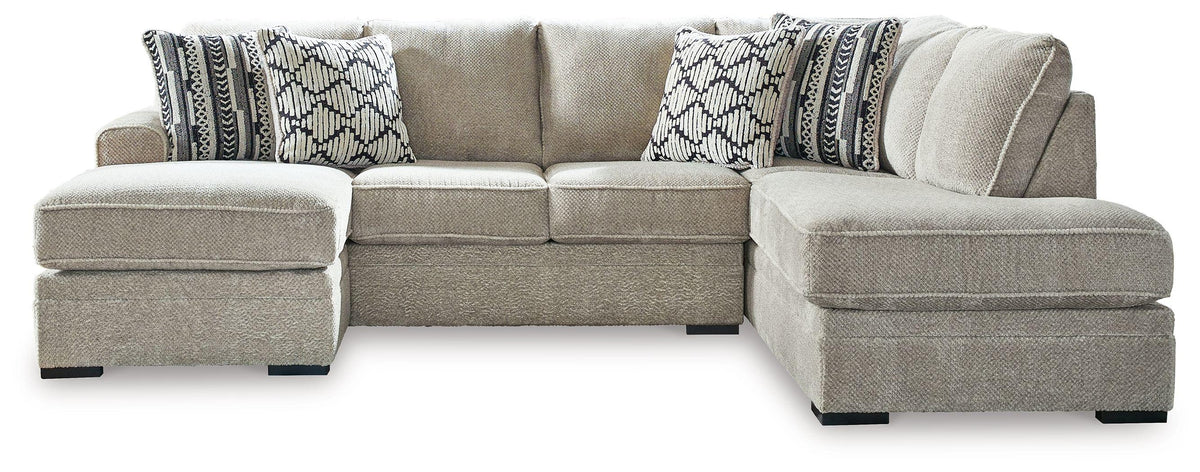 Ashley Calnita - Sisal - 2-Piece Sectional With Raf Corner Chaise – Big ...