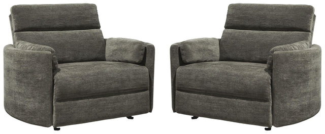 Parker House Radius Xl - Extra Wide Power Glider Recliner (Set of 2) - Krypton