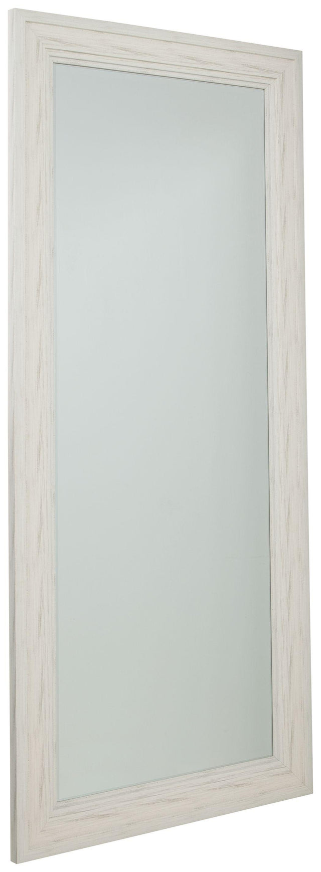 Ashley Jacee Floor Mirror - Antique White