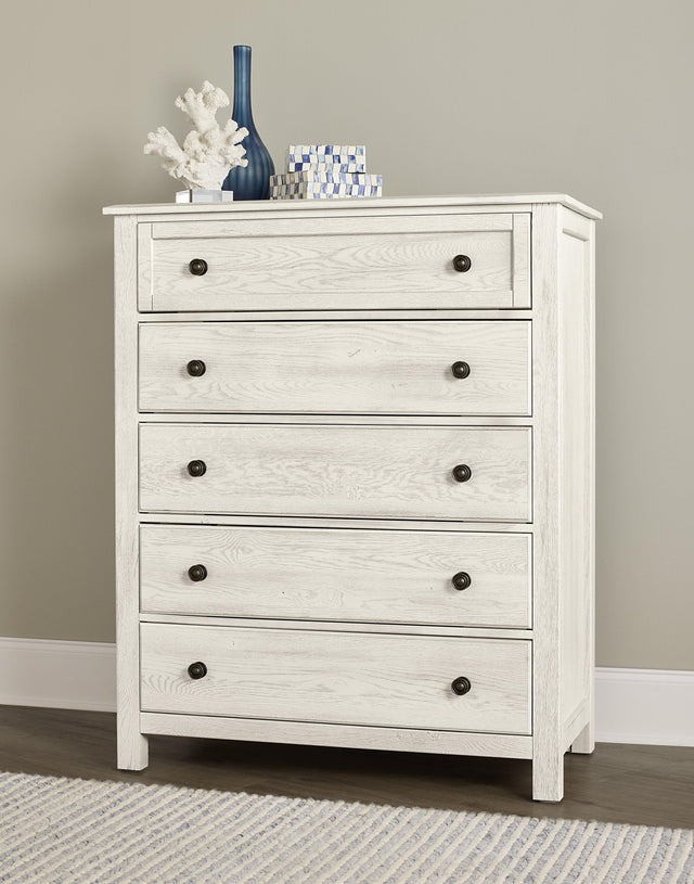 Vaughan-Bassett Custom Express - Chest 5 Drawers - White