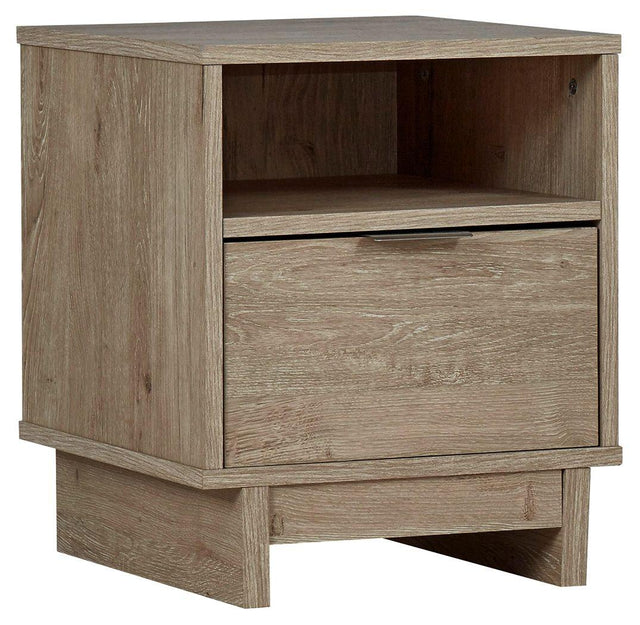 Ashley Oliah One Drawer Night Stand - Natural