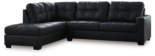 Ashley Barlin Mills - Carbon - 2-Piece Sectional With Laf Corner Chaise