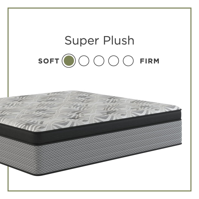 Tempur Sealy Sherwood - Sanctuary Super Pillow Top Pocketed Spring Mattress - King