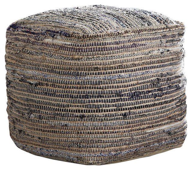 Ashley Absalom Pouf - Denim