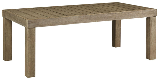 Ashley Silo Point Rectangular Cocktail Table - Brown