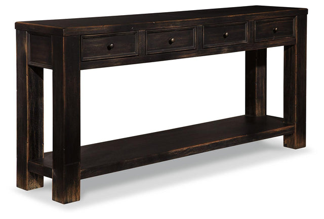 Ashley Gavelston Sofa Table - Black