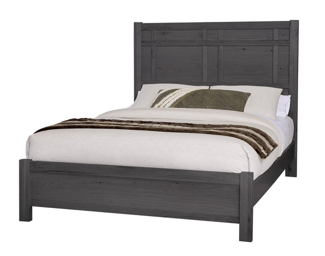 Vaughan-Bassett Custom Express - Queen Architectural Bed - Graphite