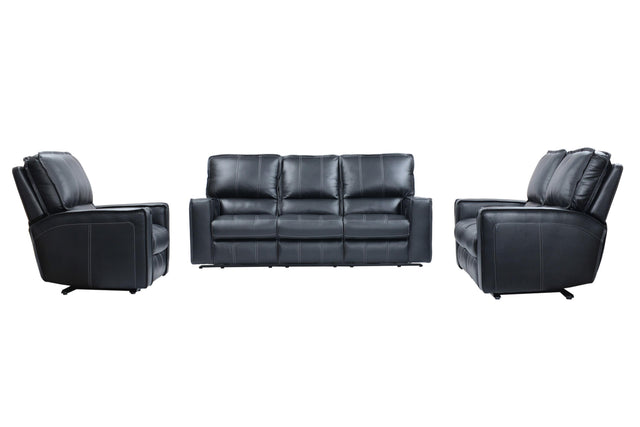 Parker House Rockford - Power Reclining Sofa Loveseat And Recliner - Verona Black