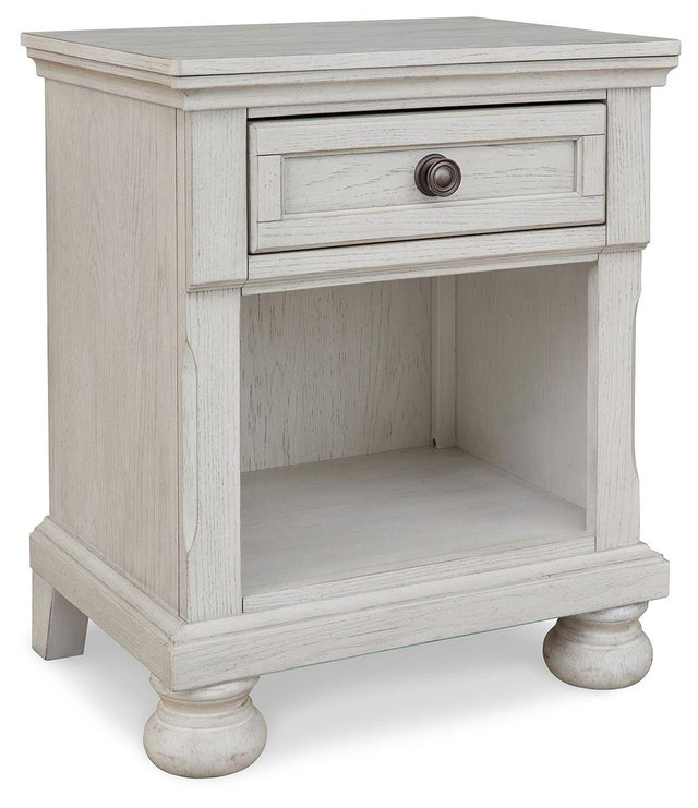 Ashley Robbinsdale One Drawer Night Stand - Antique White
