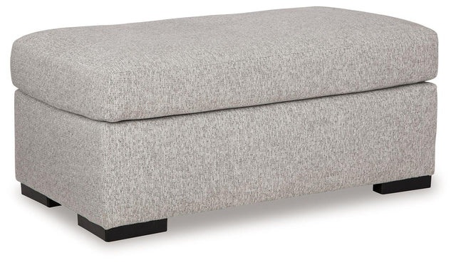 Ashley Evansley Ottoman - Pewter