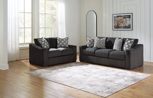 Ashley Wryenlynn - Onyx - 2 Pc. - Sofa, Loveseat