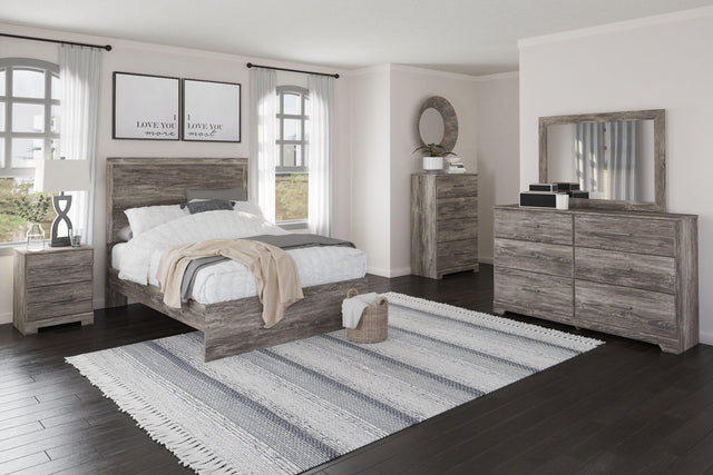 Ashley Ralinksi - Gray - 4 Pc. - Dresser, Mirror, Full Panel Bed