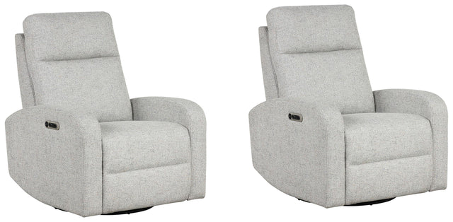 Parker House Thriller - Power Swivel Glider Recliner (Set of 2) - Natural Beauty Multi