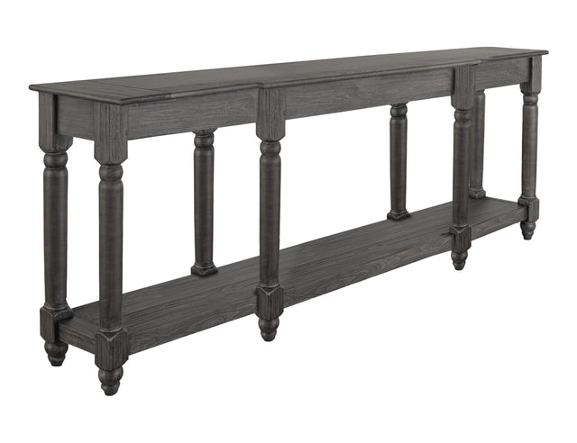 International Furniture Direct Tiffany - 94.5" Sofa Table - Black