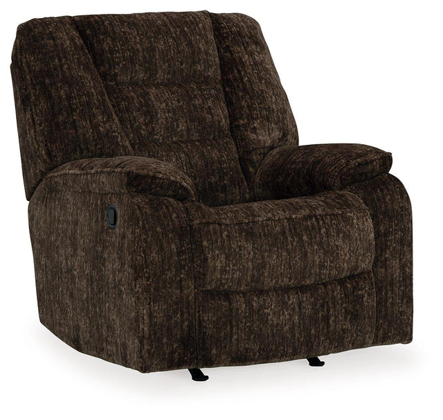 Ashley Soundwave Rocker Recliner - Chocolate