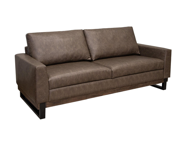 International Furniture Direct Blackburn - Loveseat - Chocolate Brown