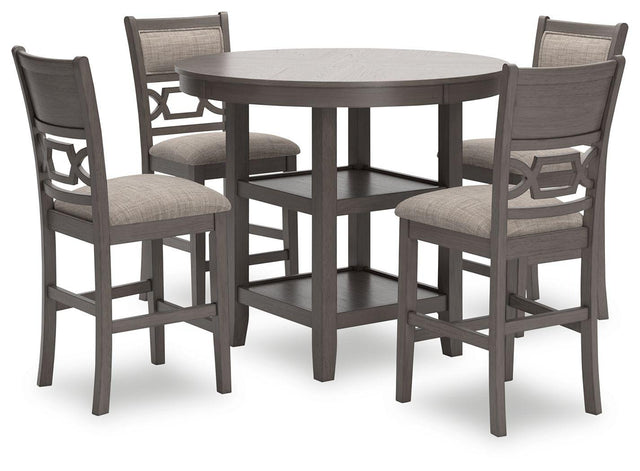 Ashley Wrenning DRM Counter Table Set (5/CN) - Gray