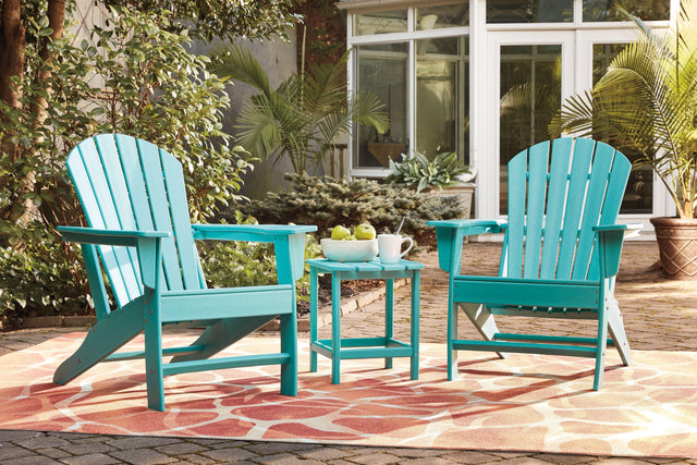 Ashley Sundown Treasure - Turquoise - 3 Pc. - Conversation Set