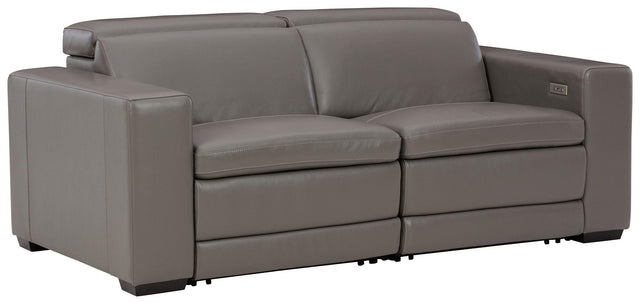 Ashley Texline - Gray - 3-Piece Power Reclining Sectional