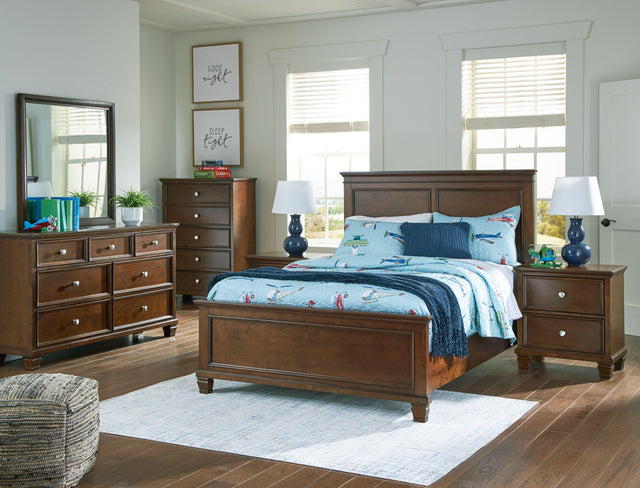 Ashley Danabrin - Brown - 5 Pc. - Dresser, Mirror, Full Panel Bed