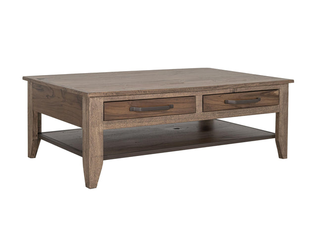 International Furniture Direct Natural Teca - Cocktail Table - Brown