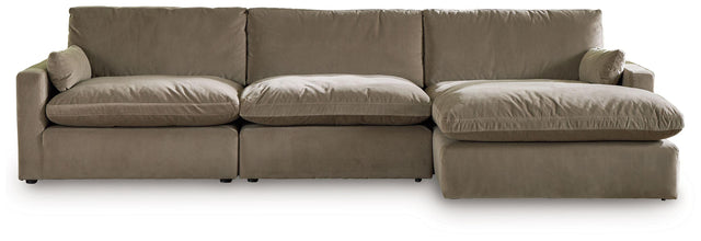 Ashley Sophie - Cocoa - 3-Piece Sectional Sofa With Raf Corner Chaise