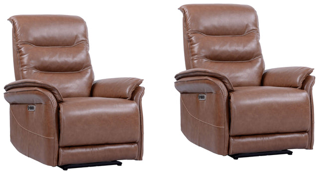 Parker House Prospect - Zero Gravity Power Recliner (Set of 2) - Bourbon