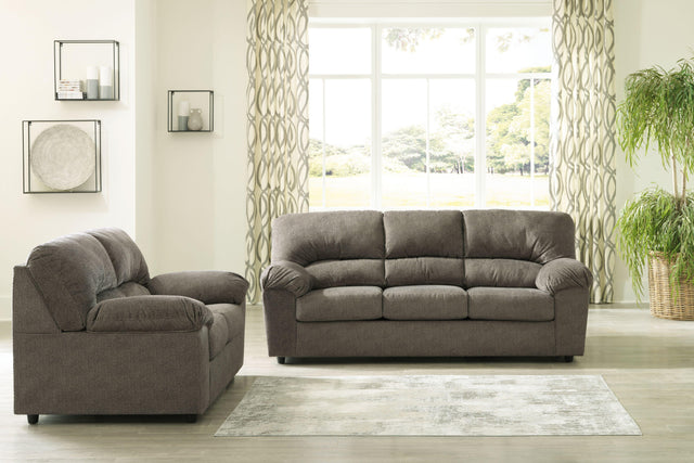 Ashley Norlou - Flannel - 2 Pc. - Sofa, Loveseat