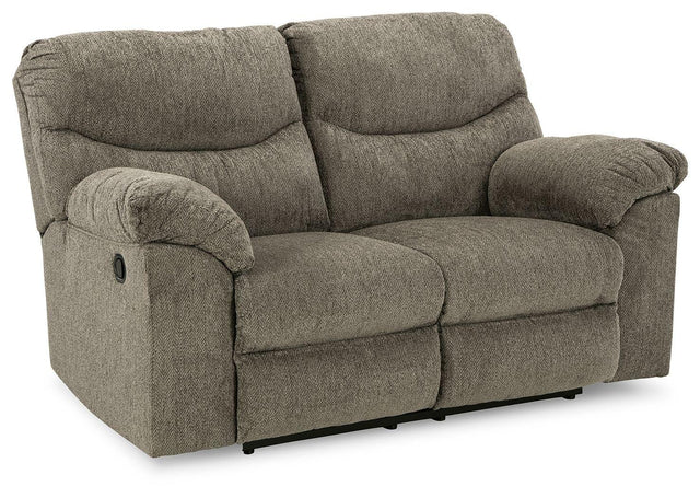 Ashley Alphons Reclining Loveseat - Putty