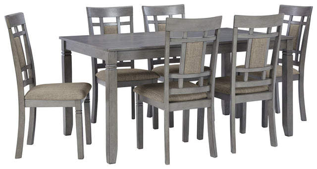 Ashley Jayemyer RECT DRM Table Set (7/CN) - Charcoal Gray