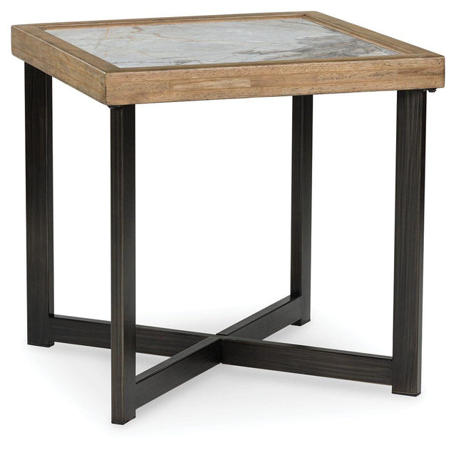 Ashley Montia Square End Table - Multi