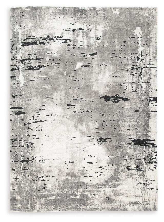 Ashley Aworley Medium Rug - Gray/White