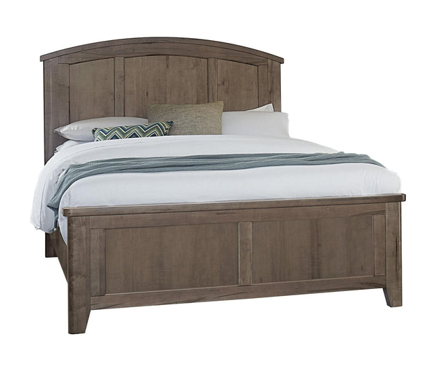 Vaughan-Bassett Woodbridge - Queen Arch Bed - Dark Cashmere