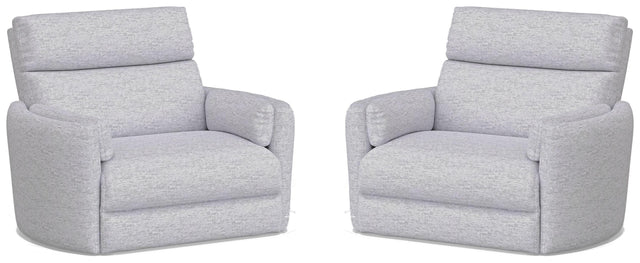 Parker House Radius Xl - Extra Wide Power Glider Recliner (Set of 2) - Mineral