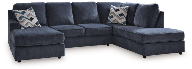 Ashley Albar Place - Cobalt - 2-Piece Sectional With Laf Sofa Chaise