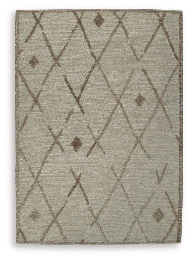 Ashley Guyford Medium Rug - Beige/Brown