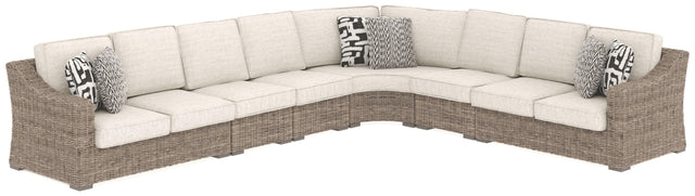 Ashley Beachcroft - Beige - 6 Pc. - Sectional Lounge