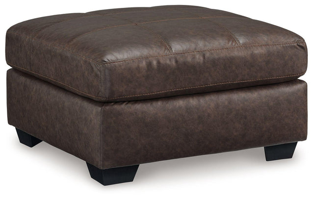 Ashley Barlin Mills Oversized Accent Ottoman - Umber