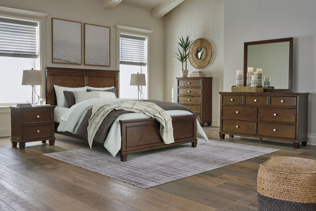 Ashley Danabrin - Brown - 5 Pc. - Dresser, Mirror, Queen Panel Bed