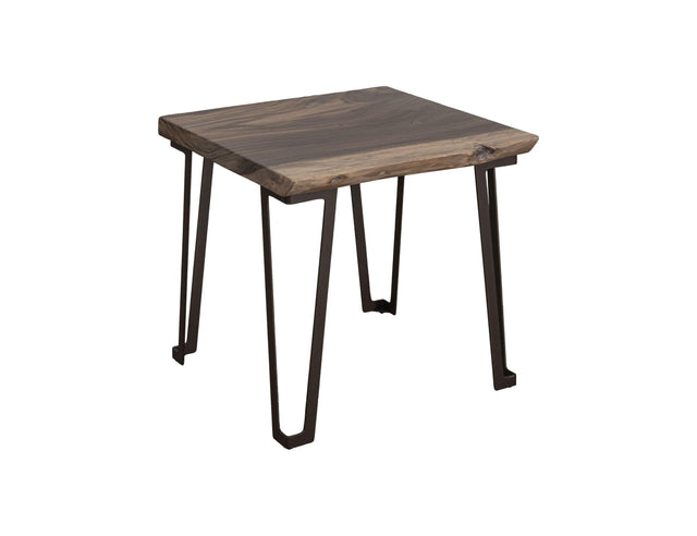 International Furniture Direct Natural Parota - End Table - Brown