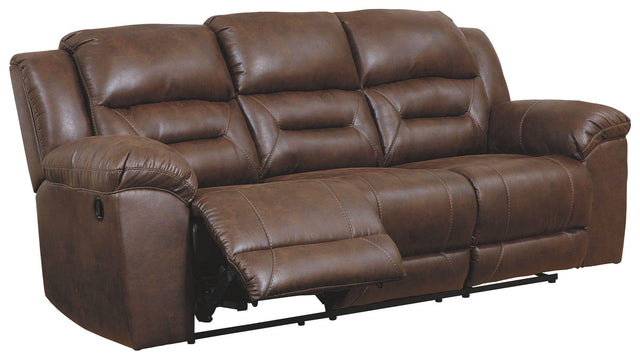 Ashley Stoneland Reclining Sofa - Chocolate