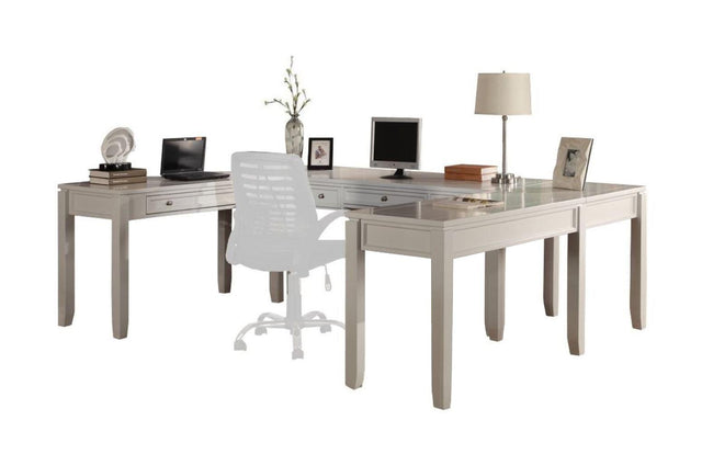 Parker House Boca - U Shape Desk - Cottage White