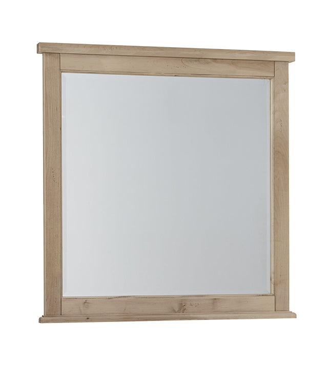 Vaughan-Bassett Woodbridge - Landscaped Mirror With Beveled Glass - Clear Maple