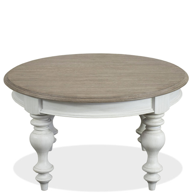 Riverside Furniture Jameson - Round Coffee Table - White