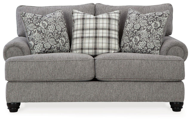 Ashley Fall River Loveseat - Mineral