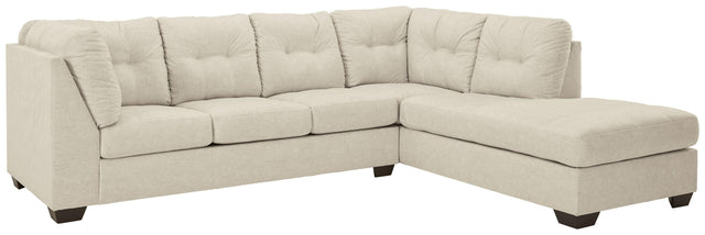 Ashley Falkirk - Parchment - Right Arm Facing Corner Chaise 2 Pc Sectional