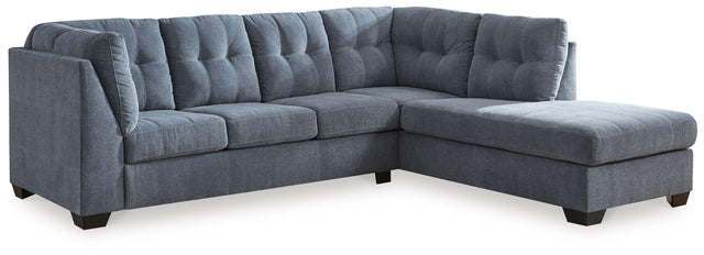 Ashley Marleton - Denim - 2-Piece Sleeper Sectional With Raf Corner Chaise