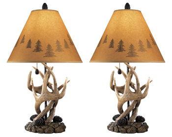 Ashley Derek Poly Table Lamp (2/CN) - Brown