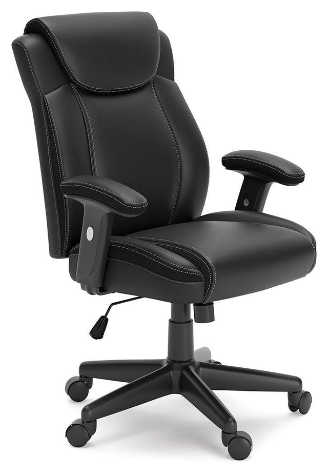 Ashley Corbindale Home Office Swivel Desk Chair - Black