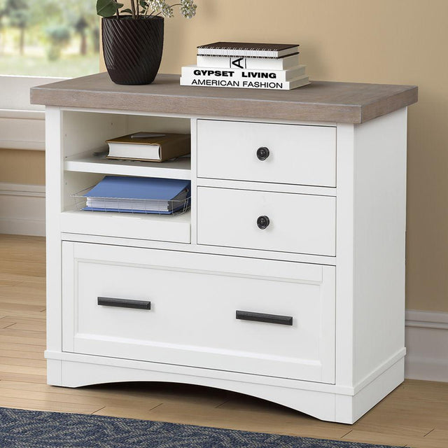 Parker House Americana Modern - Functional File with Power Center - Cotton